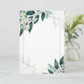 Geometric and Flowers Kaart (Staand voorkant)