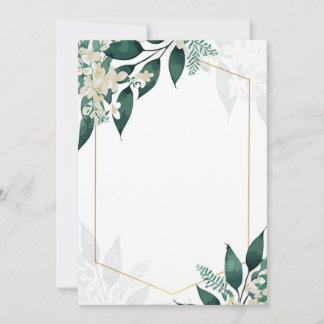 Geometric and Flowers Kaart