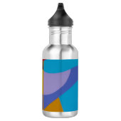 Geometric Arcade Inspired Water Bottle Waterfles (Rechts)