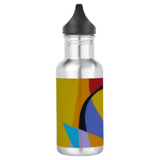 Geometric Arcade Inspired Water Bottle Waterfles