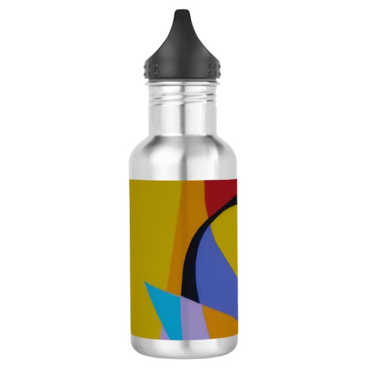 Geometric Arcade Inspired Water Bottle Waterfles (Links)