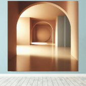 Geometric Arch Interior Canvas Afdruk (Insitu (Houten vloer))
