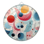Geometric Art Design Dartboard Dartbord (Voorkant)