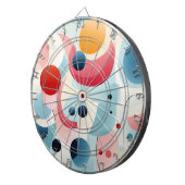 Geometric Art Design Dartboard Dartbord (Voorkant Rechts)