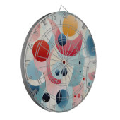 Geometric Art Design Dartboard Dartbord (Voorkant Links)
