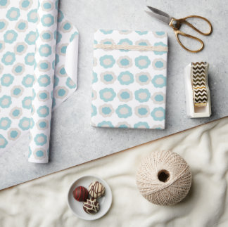 Geometric Art herhalend patroon (Windbloem) Cadeaupapier