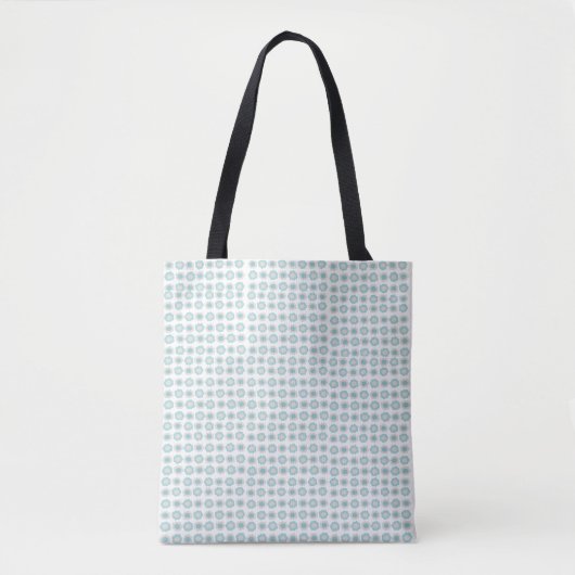 Geometric Art herhalend patroon (Windbloem) Tote Bag (Voorkant)