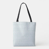 Geometric Art herhalend patroon (Windbloem) Tote Bag (Achterkant)