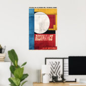 Geometric Art Print Stockholm Exhibition Poster (Thuiskantoor)