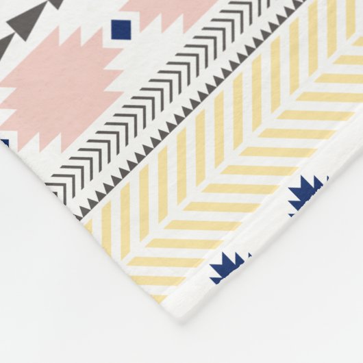 Geometric Baby Blanket Fleece Deken (Hoek)