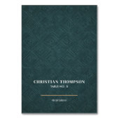 Geometric Background Modern Wedding Place Card Kaart (Voorkant)