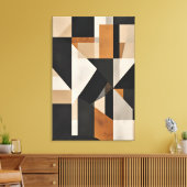 Geometric Balance Canvas Afdruk (Insitu (Woonkamer))