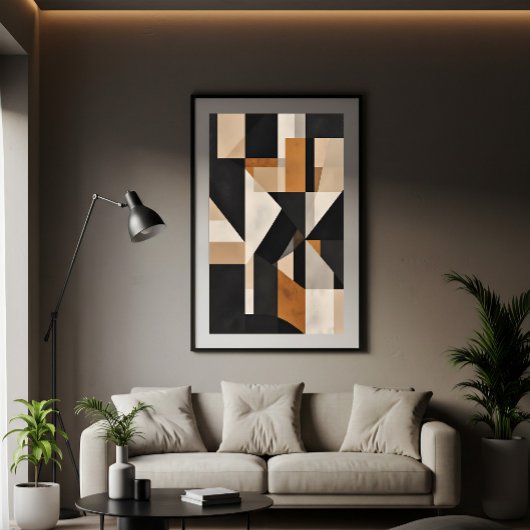 Geometric Balance Canvas Afdruk