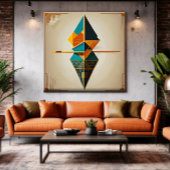 Geometric Balance Canvas Afdruk