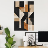 Geometric Balance Poster (Thuiskantoor)