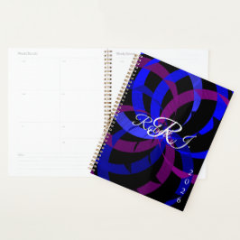 Geometric Berry Blend Designer Planner