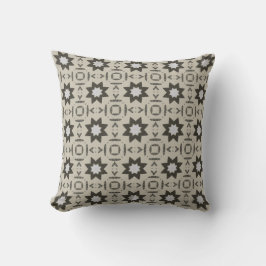 Geometric Black and White Throw pillow Kussen