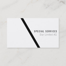 Geometric Black Bold Visitekaartje