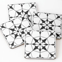Geometric Black White Pattern Decorative
