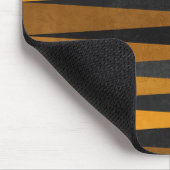 Geometric Black Yellow Muismat (Hoek)