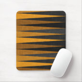 Geometric Black Yellow Muismat (Met muis)