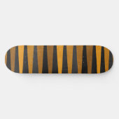 Geometric Black Yellow Persoonlijk Skateboard (Horizontaal)