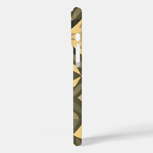 Geometric Bliss iPhone16 Hoesje - Stijlvolle Naadl (Achterkant / Links)