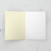 Geometric Block Wooden Reindeer Christmas Card Feestdagen Kaart (Binnen)