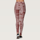 Geometric Blocks , seamless abstract texture Leggings (Achterkant)