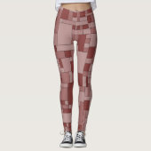 Geometric Blocks , seamless abstract texture Leggings (Voorkant)