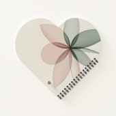 Geometric Bloom Modern Cover Art Notitieboek (Achterkant)