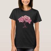 Geometric Blossoming Spirit Cherry Blossom Tree of T-shirt (Voorkant)