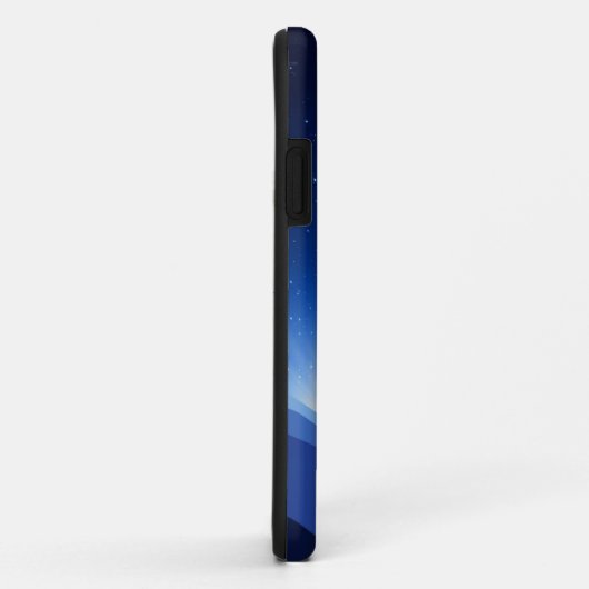 Geometric Blue Wolf Case-Mate iPhone Case (Achterkant/rechts)