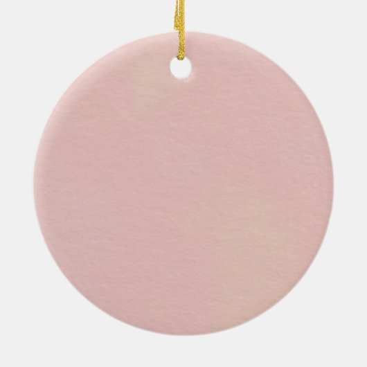 Geometric Blush Floral Moeder van de Bride Keramisch Ornament (Achterkant)