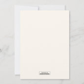 Geometric Boho Chic Bedankt Kaart (Achterkant)