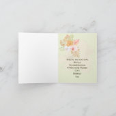 Geometric Boho Floral Palm Wedding Invite (Binnen)