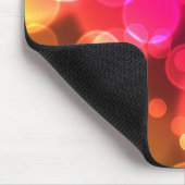 Geometric Bokeh Bubbles Mousepad Muismat (Hoek)