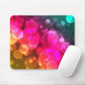 Geometric Bokeh Bubbles Mousepad Muismat (Met muis)
