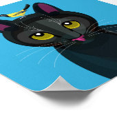 Geometric Cat illustration Poster (Hoek)