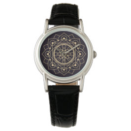 Geometric Celestial Pattern Horloge
