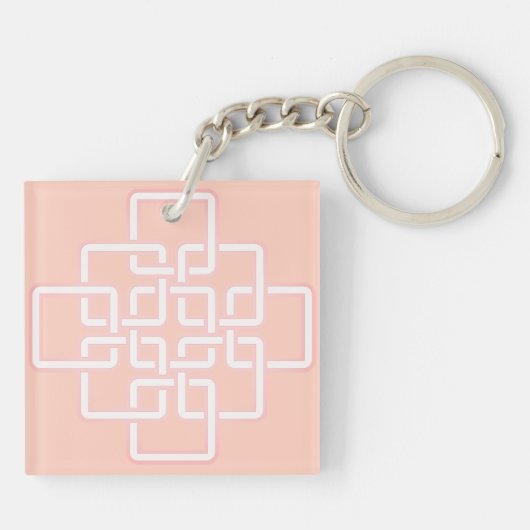 Geometric Celtic Knot Sleutelhanger (Achterkant)