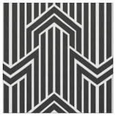 Geometric Chevron Art Deco Style Stof (Close Up)