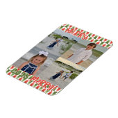 Geometric Christmas Tree Grove Magneet (Linkerzijde)