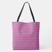 Geometric Circle Canvas tas – Stijlvol en veelzijd (Achterkant)