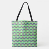 Geometric Circle Canvas tas – Stijlvol en veelzijd (Voorkant)