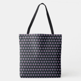 Geometric Circle Canvas tas – Stijlvol en veelzijd