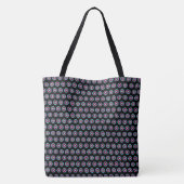 Geometric Circle Canvas tas – Stijlvol en veelzijd (Achterkant)