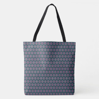 Geometric Circle Canvas tas – Stijlvol en veelzijd