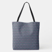 Geometric Circle Canvas tas – Stijlvol en veelzijd (Achterkant)