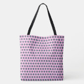 Geometric Circle Canvas tas – Stijlvol en veelzijd (Achterkant)